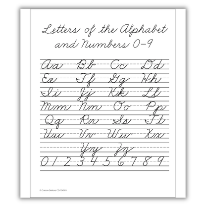 Cahier d’exercices d’écriture cursive pour enfants Carson Dellosa à reliure spirale – Pratique de l’alphabet, des chiffres et des liaisons de lettres, niveaux CP-CE2, 6-9 ans