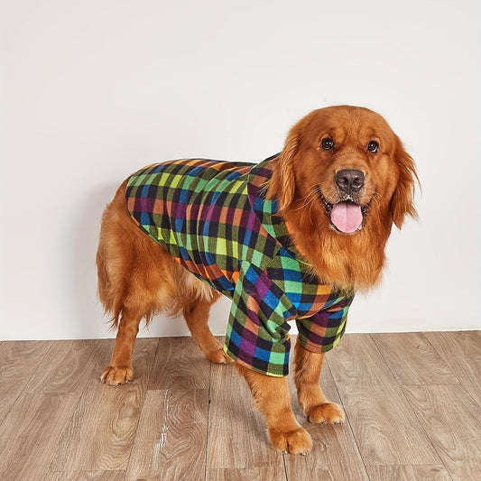 Sweat-shirt pour chiens et chats – Pull à capuche doux et chaud pour petits et moyens animaux, vêtement confortable toutes saisons pour intérieur et extérieur