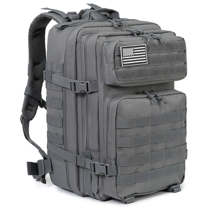 Sac à dos tactique 45 L pour hommes et femmes – Sac de randonnée, camping et voyage grande capacité, sac d'évacuation 3 jours pour le fitness et l'aventure en plein air, 13 coloris disponibles
