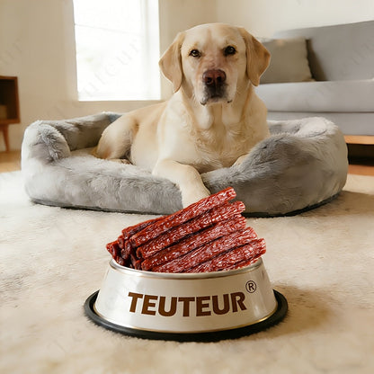 Bâtonnets de bœuf naturels de qualité supérieure pour chiens – Friandises protéinées sans céréales, type viande séchée et à mâcher pour chiots, chiens adultes de petite, moyenne et grande taille, récompenses d'éducation durables pour toutes les races