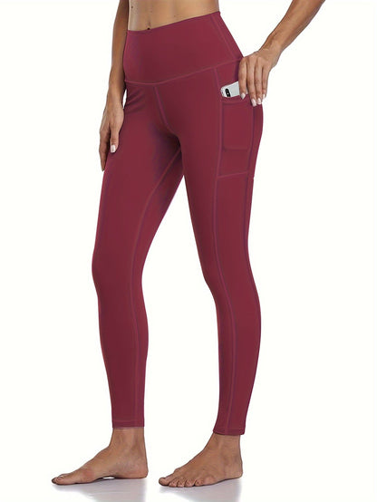 Lot de 5 pantalons de yoga de compression à motifs pour femmes – Leggings de fitness 7/8, coupe cheville, à motifs léopard, camouflage et unis, bas de survêtement de sport taille haute pour la gym, S-XXL