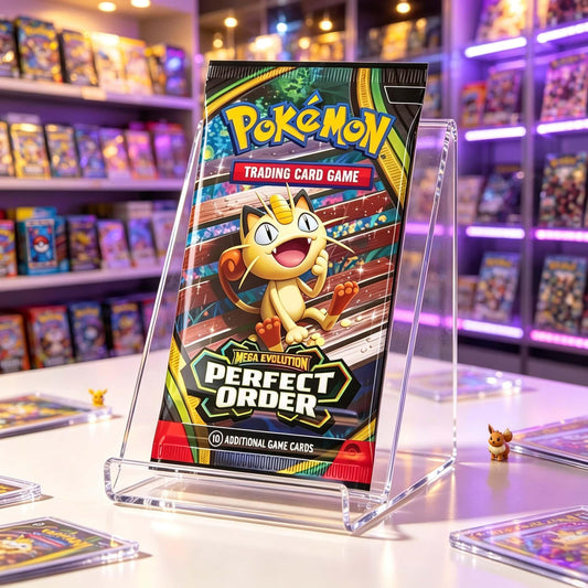 Paquet de cartes Pokémon Méga-Évolution ME3 scellé en usine – 10 cartes par paquet, collection JCC pour collectionneurs, ouverture de cartes, rangement en classeur et cadeau