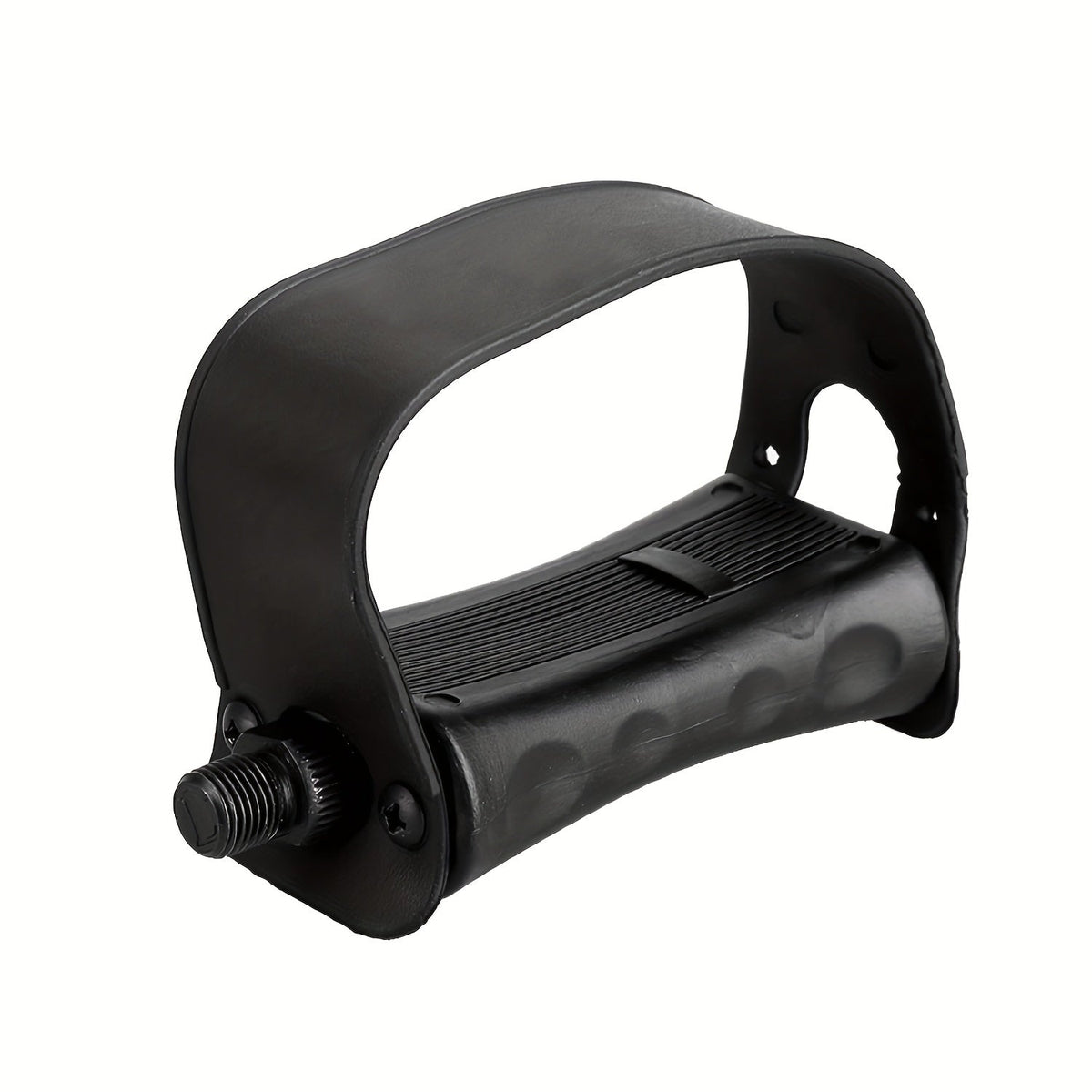 Pédalier d'appartement sous bureau avec écran LCD – Mini vélo pour exercices des bras et des jambes, appareil de sport à faible impact avec résistance réglable pour bureau à domicile, noir