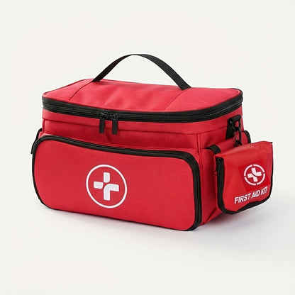 Sac  de rangement pour médicaments, trousse de premiers secours – Boîte organisatrice de médicaments pour la maison avec panier de rangement, sac de secours pour la maison et les voyages, cadeau idéal pour les fêtes