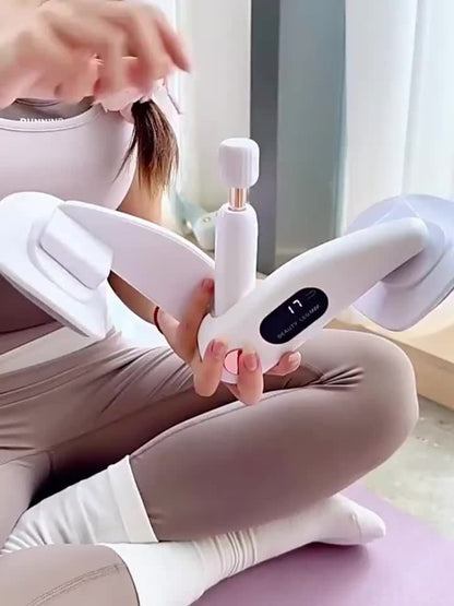 Appareil de renforcement du plancher pelvien et des cuisses avec compteur de répétitions – Musculation ajustable pour cuisses, fessiers et exercices de Kegel pour l'entraînement à domicile pour femmes