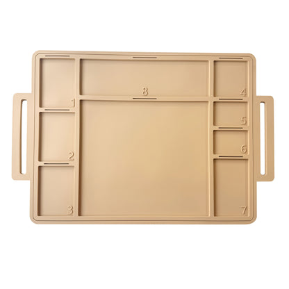 Plateau de tri pour briques de construction avec compartiments numérotés, organisateur pour trier, étiqueter et ranger vos briques LEGO pour construire plus vite et plus intelligemment, plusieurs couleurs disponibles