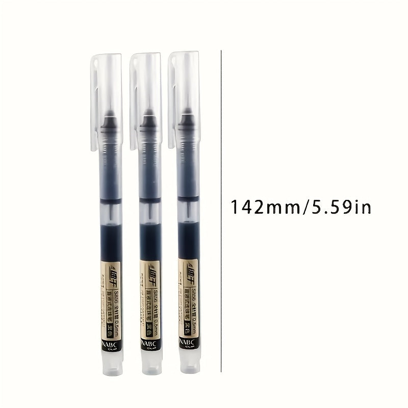 Lot de 30 stylos gel, séchage rapide, pointe fine 0,5 mm – encre fluide noire, bleue et rouge, capuchon de sécurité, plastique résistant, parfaits pour les étudiants, les examens, les devoirs, le bureau et l'usage quotidien