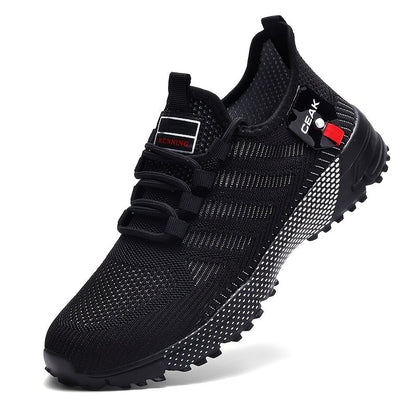 Baskets respirantes en maille pour hommes – Chaussures de sport légères et antidérapantes, coupe basse, pour la course, le jogging, la salle de sport, les activités en extérieur et le quotidien, tailles US 6.5–13.5