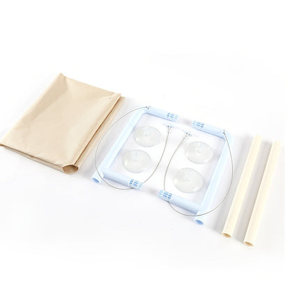 Hamac de fenêtre pour chat avec ventouses – Perchoir en peluche ultra-douce pour chats d'intérieur, couchage confortable comme un nuage, fixation sécurisée, siège de fenêtre gain de place pour chat