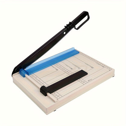 Massicot robuste de 12 pouces avec protection de sécurité, arrondisseur d'angles, grille de précision pour photos, papier cartonné, scrapbooking, documents de bureau et travaux manuels