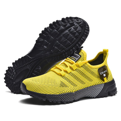 Baskets respirantes en maille pour hommes – Chaussures de sport légères et antidérapantes, coupe basse, pour la course, le jogging, la salle de sport, les activités en extérieur et le quotidien, tailles US 6.5–13.5