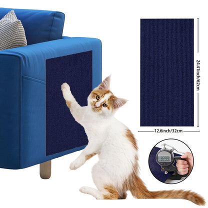Protecteurs de meubles anti-griffes pour chat auto-adhésifs - Protections découpables pour canapé et mur, dispositifs de dissuasion durables contre les griffades de chat pour canapé, chaise, cadre de porte