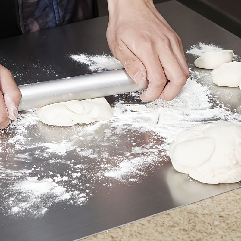 Planche à découper en acier inoxydable 304 – Billot de cuisine antirouille, facile à nettoyer, disponible en 3 tailles (40 cm × 30 cm, 50 cm × 40 cm, 60 cm × 40 cm)