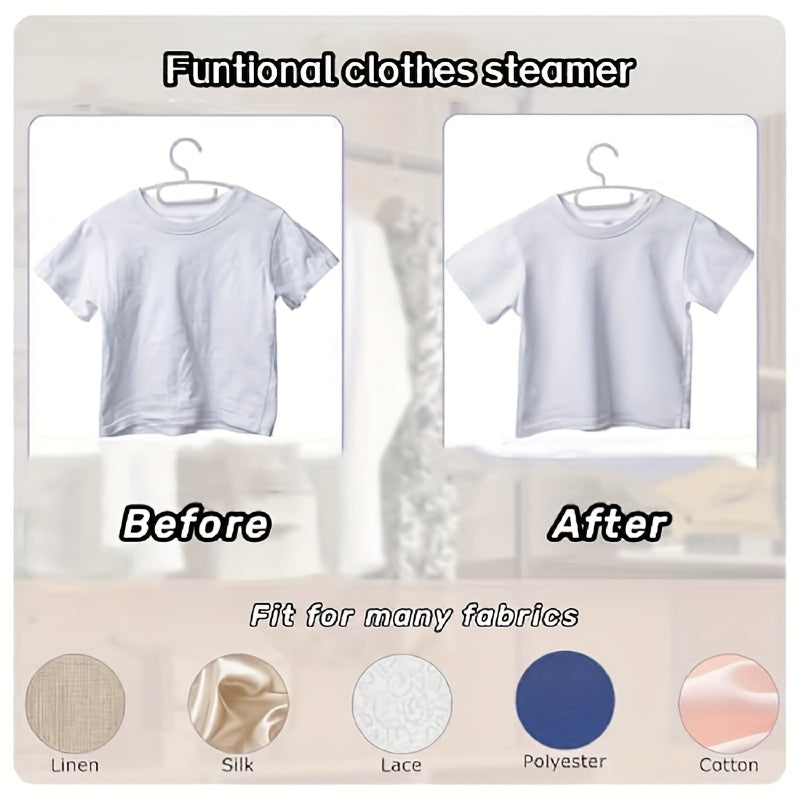 Mini défroisseur vapeur portable pour vêtements – Défroisseur à main à chauffe rapide pour le voyage, les dortoirs et la maison, fer à vapeur compact pour tous tissus, léger et facile à utiliser