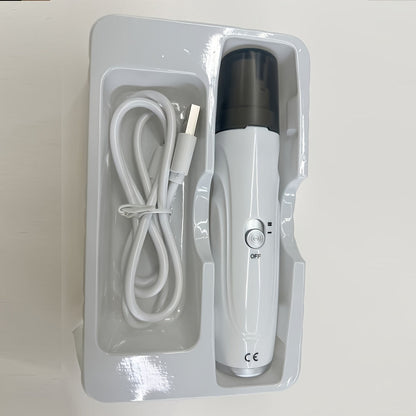 Lime à ongles électrique pour chiens et chats – Ponceuse à griffes silencieuse rechargeable par USB avec 2 vitesses et 3 tailles d'ouverture, outil de soin sécurisé à faible niveau sonore