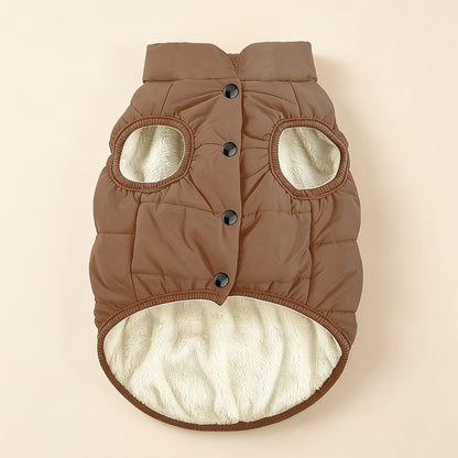 Gilet d'hiver épais et chaud pour grand chien, manteau pour temps froid, automne et hiver, veste coupe-vent rembourrée pour promenade en extérieur pour chiens de grande race