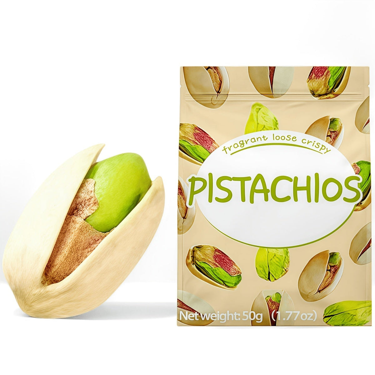 Pistaches naturelles avec coque, sachets individuels, lot de 3 de 150 g chacun, collation protéinée prête à consommer