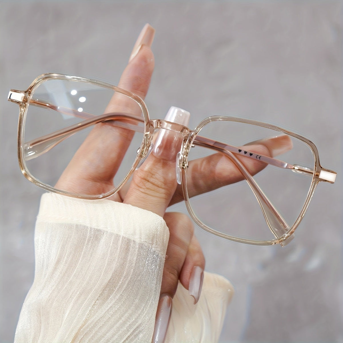 Lunettes de lecture surdimensionnées anti-lumière bleue pour hommes et femmes – Lunettes de repos pour écran à verres transparents, charnières à ressort en métal, dioptries de +1,0 à +4,0, 4 couleurs