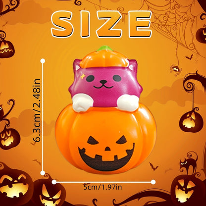 Halloween Squeeze Toys 10 Pack Slow Rising Squishy Party Favors - Assorted Spooky Squishies for Kids, Bulk Halloween Party Favors, Classroom Rewards, Birthday Gifts for Boys & Girls, Goody Bag Fillers