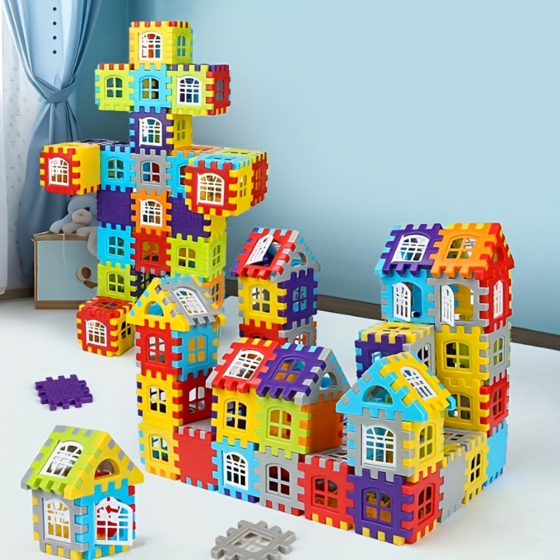 Blocs de construction pour enfants 126 pièces – Ensemble de jouets éducatifs STEM en plastique, blocs de construction créatifs pour garçons et filles, améliore l'intelligence et la créativité, cadeau d'apprentissage amusant pour les 3, 4, 5, 6 ans et plus