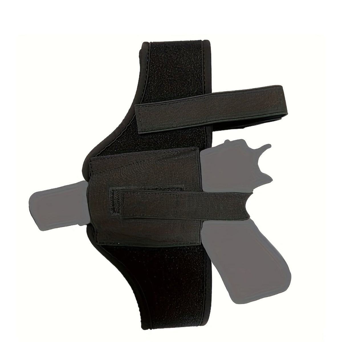 Étui de ceinture ventrale pour port dissimulé universel ambidextre compatible 9mm Glock série G, Sig P365, LCP, LC9 – Étui de pistolet de taille réglable à tir rapide en polyester pour hommes et femmes, tailles S M L