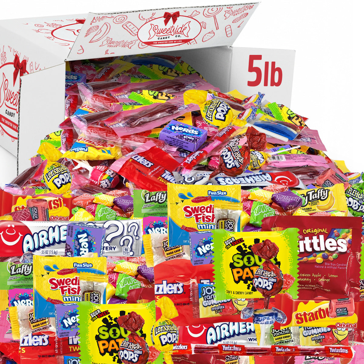 Assortiment de bonbons en vrac emballés individuellement – Mélange de bonbons pour fêtes, piñatas, sacs-surprises, Halloween, anniversaires et bols à friandises de bureau