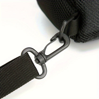 Sac à bandoulière grande capacité pour hommes et femmes – Sac de voyage polyvalent style sport brodé avec fermeture éclair sécurisée, idéal pour les trajets quotidiens mains libres et les activités en plein air, plusieurs coloris disponibles