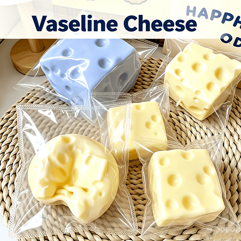 Jouet anti-stress en forme de fromage, balle malléable en TPR à montée lente, remplie d'huile de coco, sensorielle et moulable, couleur aléatoire, cadeau amusant pour enfants et adultes