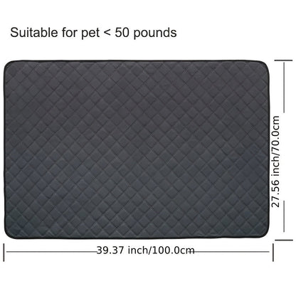 Tapis imperméable pour animaux, étanche, antidérapant et réutilisable, alèse pour chien anti-odeurs, tapis de confort lavable pour cage, caisse, siège auto, canapé et sol, tapis d'apprentissage pour chiot, style classique
