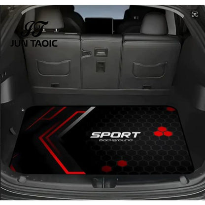 Tapis de coffre pour voiture – Revêtement de chargement antidérapant et imperméable avec motifs uniques, protection intérieure de véhicule durable contre la saleté, les déversements et les rayures, ajustement universel