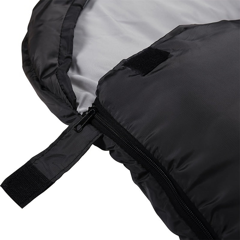 Sac de couchage 3 saisons avec oreiller et sac de compression – Système de couchage léger pour adultes, randonnée, sac à dos, aventures en plein air, voyage et utilisation d'urgence, 4 couleurs