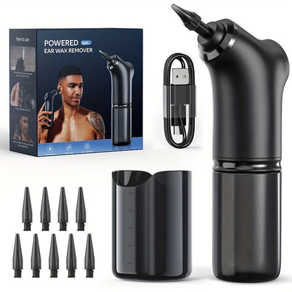 Kit otoscope caméra Wi-Fi 1080P HD pour nettoyage des oreilles – Outil de soin auriculaire avec 6 cure-oreilles et pince, rechargeable, compatible iPhone et Android