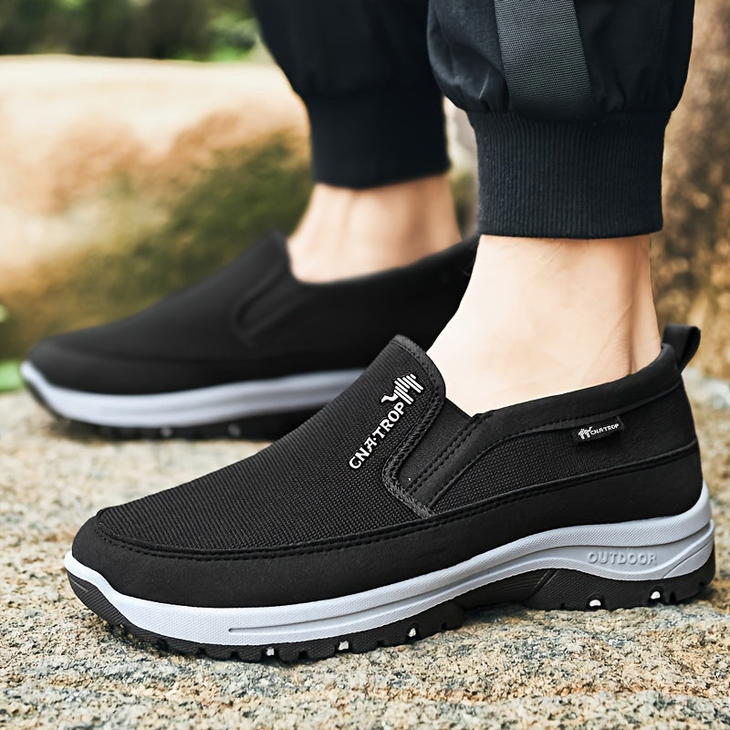 Chaussures de marche décontractées pour hommes - Baskets légères et confortables au quotidien avec soutien amorti pour la marche, les voyages et une utilisation quotidienne, disponibles en gris, noir, marron et bleu marine, tailles US 7,5 à 12,5