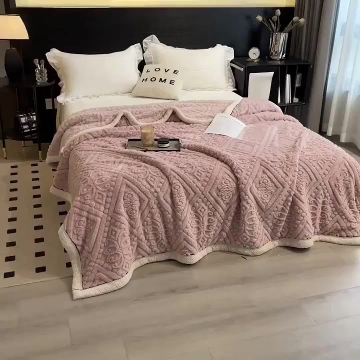 Drap de lit doux gaufré européen – Housse de matelas à poches profondes toutes saisons, literie ultra-douce lavable en machine pour lits une place, doubles, grand format et très grand format, protège-matelas chaud (sans taie d'oreiller)