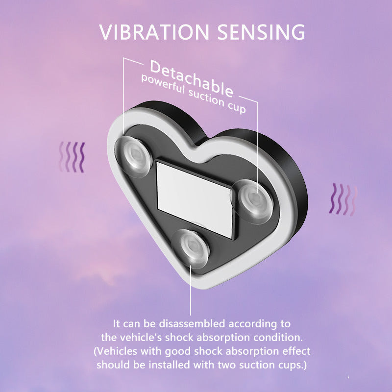 Éclairage d'ambiance LED pour intérieur de voiture – Veilleuse néon en forme de cœur et de fleur, alimentée par USB, décoration de fenêtre de voiture mignonne pour femmes et filles, accessoires de voiture pour la Saint-Valentin | Velora