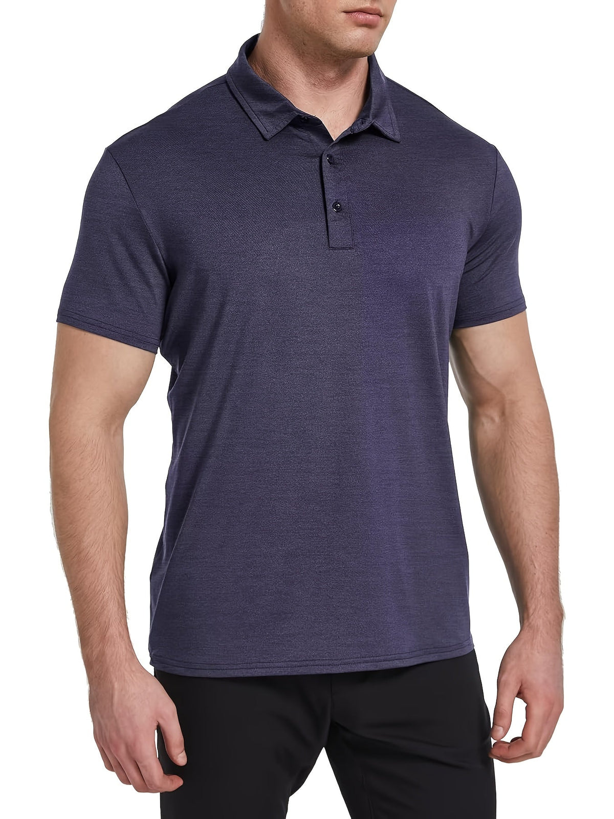 Lot de 5 polos pour homme – Chemise de golf à manches courtes, respirante et performante – T-shirt à col athlétique décontracté pour homme, tailles S-XXL