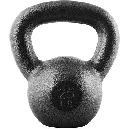 Kettlebell en fonte peinture martelée – Fond plat, prise large antidérapante, musculation à domicile et en salle, entraînement complet du corps et CrossFit, options de poids de 10 à 50 lb pour hommes et femmes