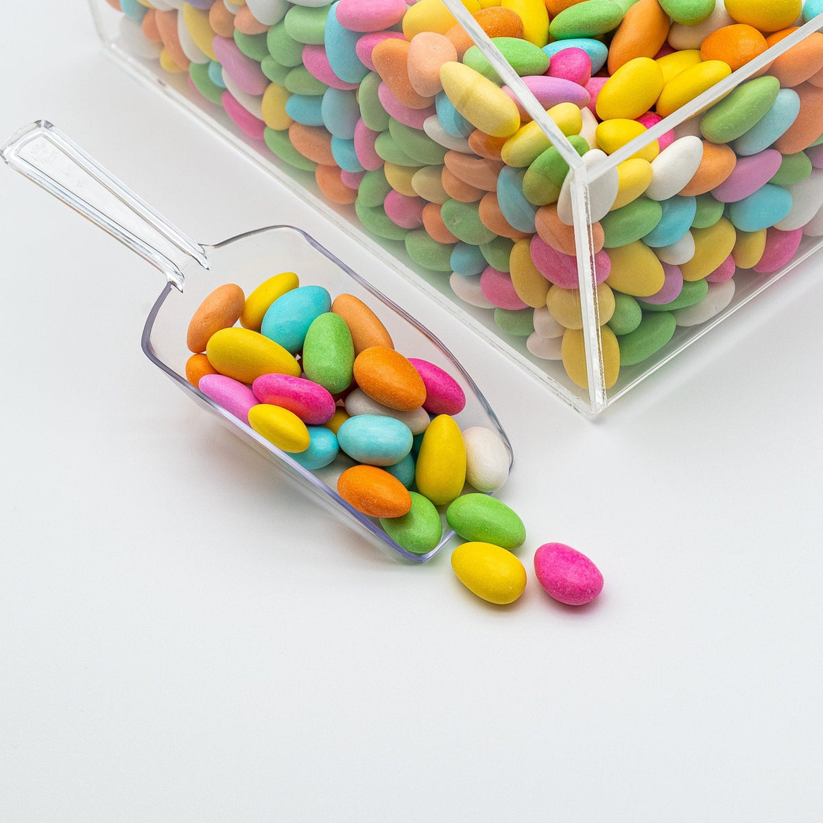 Dragées Jordan assorties en vrac – Amandes enrobées de sucre aux couleurs pastel pour mariages, fêtes prénatales, réceptions et cadeaux, amandes de Californie de qualité supérieure