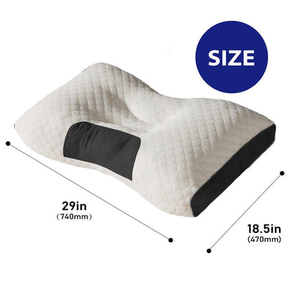 Lot de 2 oreillers de lit – Coussins ultra-doux avec soutien cervical et housses amovibles lavables en machine, sommeil profond et respirant, confort toutes saisons pour la chambre à coucher