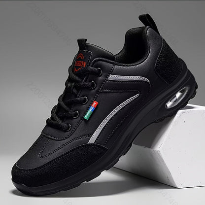 Men's Trail Running Shoes Breathable Non-Slip Outdoor Cross Country Athletic Sneakers for Men Wide Toe Box Lightweight Road Running Shoes Sizes US 7-13.5 Multiple Colors Available