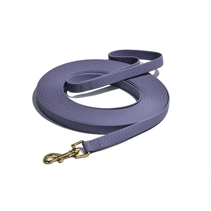 Laisse de dressage pour chien imperméable 3/6/9/15m – Longue longe en nylon enduit DuraSoft pour chiens de grande, moyenne et petite taille – Laisse de rappel anti-nœuds pour la randonnée, le camping, la plage, le jardin et la baignade