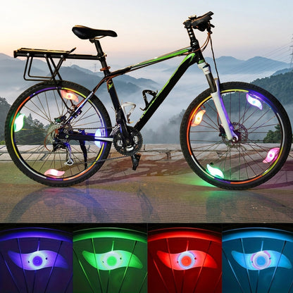 LED Bike Spoke Lights 8 Pack Bicycle Wheel Tire Lights Waterproof Safety Night Riding Lights Visible 360° for Road Mountain Bike Adults Kids Men Women Cycling Accessories Gift