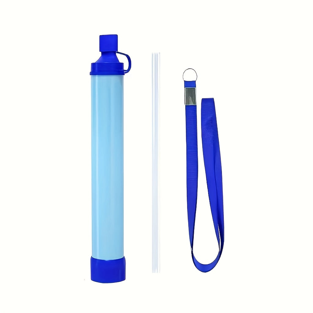Paille filtrante personnelle, mini purificateur d'eau, équipement de survie pour la randonnée, le camping, les voyages et les situations d'urgence, paille de filtration portable éliminant les bactéries et les contaminants - Options par lot de 1, 2 et 4