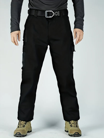Pantalon cargo tactique pour homme, séchage rapide, léger, multi-poches, pour randonnée, plein air, travail, S-XXXL, noir, gris, vert, marron, coupe droite, pantalon utilitaire