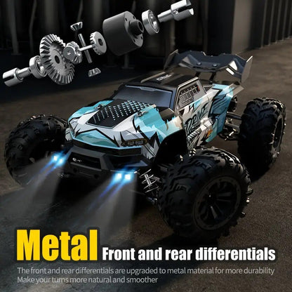 Voiture de course RC 4WD haute vitesse électrique tout-terrain pour adultes et joueurs professionnels – Moteur à balais, camion RC rapide