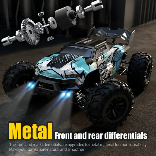 Voiture de course RC 4WD haute vitesse électrique tout-terrain pour adultes et joueurs professionnels – Moteur à balais, camion RC rapide