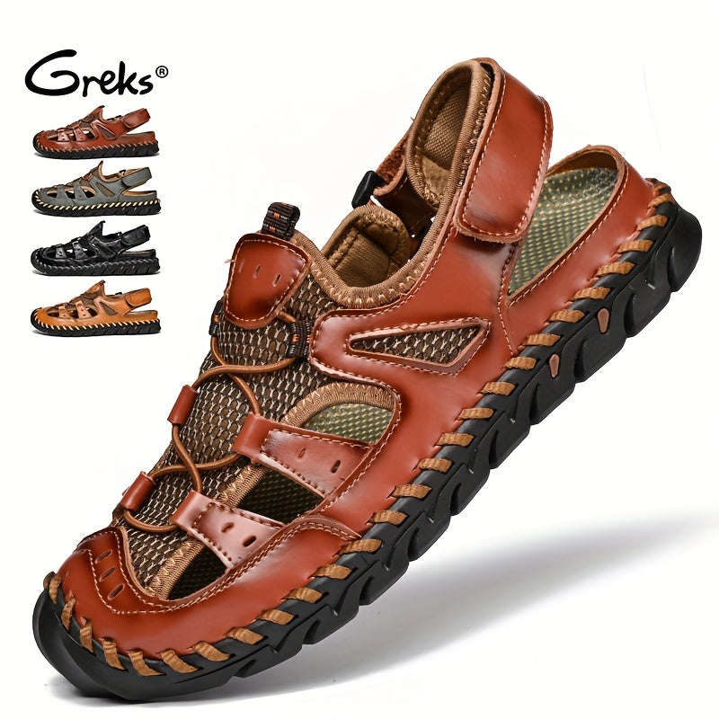 Sandales d'eau fermées pour hommes - Sandales de sport antidérapantes à séchage rapide pour la plage, la marche et les activités de plein air, semelle souple et respirante, disponibles en 4 coloris, tailles US 5 à 12,5