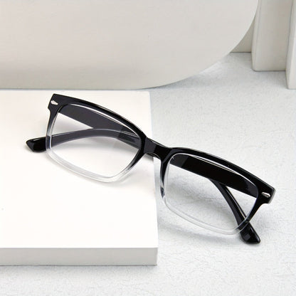 Lot de 10 paires de lunettes de lecture pour hommes et femmes - Monture carrée ultra-légère avec verres clairs HD, détails vintage en métal, puissances de +1,0 à +4,0 pour le bureau et le quotidien, cadeau idéal pour les seniors