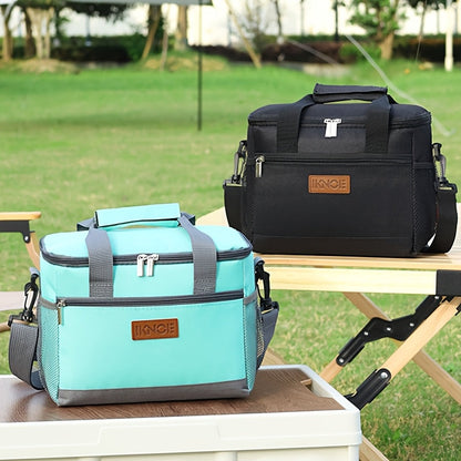 Sac à lunch isotherme pliable et portable, sac fourre-tout pour boîte à bento, doublure en aluminium étanche gardant les aliments frais et froids pour le travail, les voyages, les pique-niques et l'école