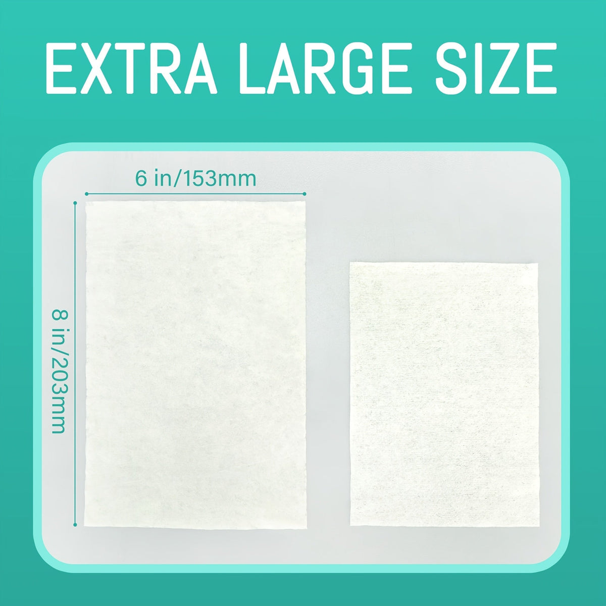 Lingettes humides jetables dans les toilettes, extra larges et épaisses – 144 ou 288 unités (paquet de 3 ou 6 x 48 unités), sans alcool, à base de plantes, compatibles avec les fosses septiques et les égouts, adaptées aux peaux sensibles et aux bébés